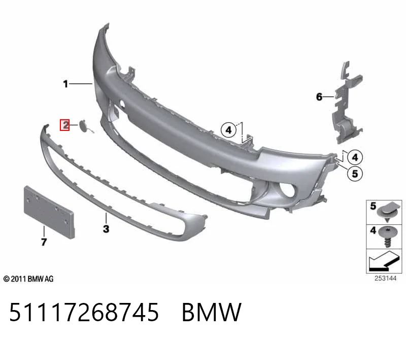 Comprar Tapa del enganche de remolcado delantera Mini Cooper  R56