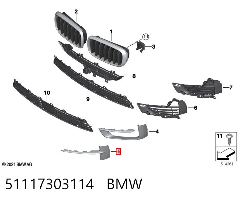 51117303114 BMW