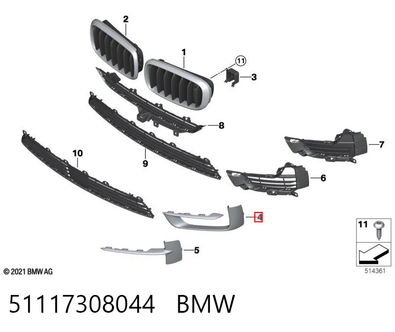 51117308044 BMW