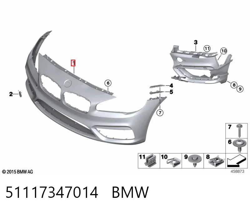 Comprar Parachoques delantero BMW 2  F45 a bajo precio
