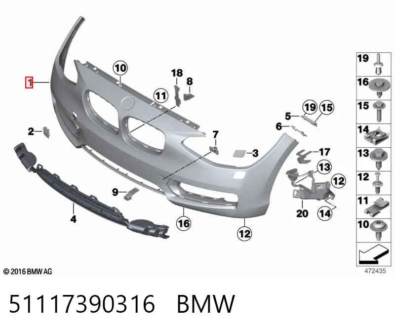 Comprar Parachoques delantero BMW 2  F23 a bajo precio