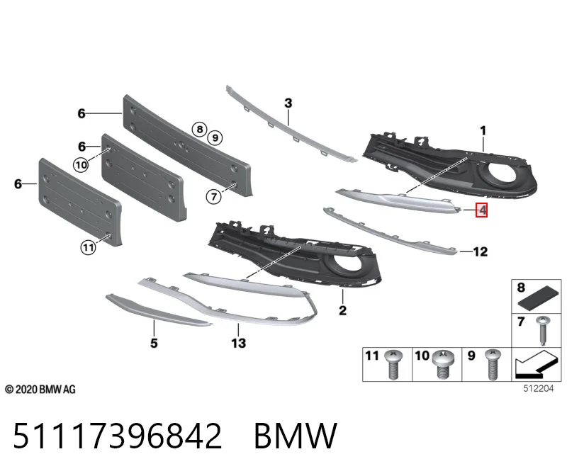51117396842 BMW