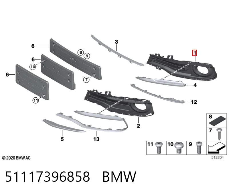51117396858 BMW