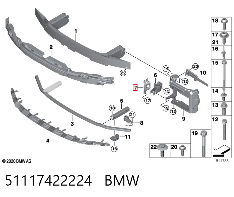51117422224 BMW 