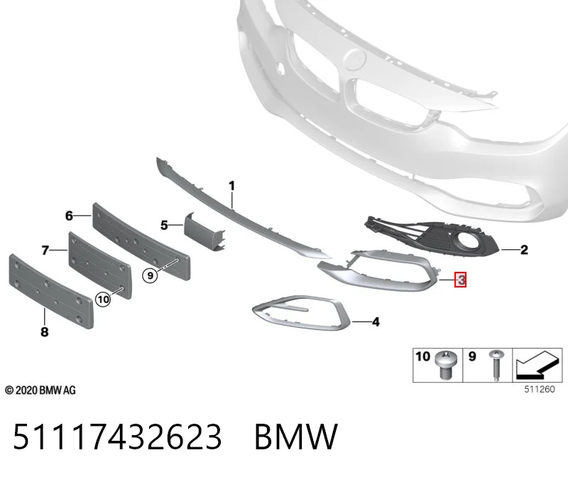 51117432623 BMW