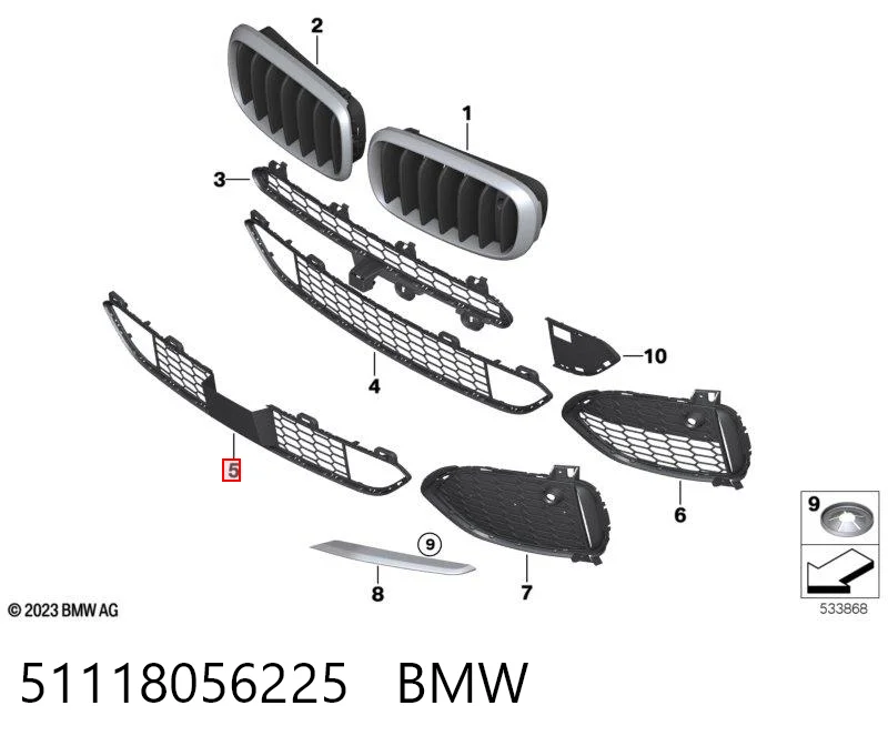 51118056225 BMW