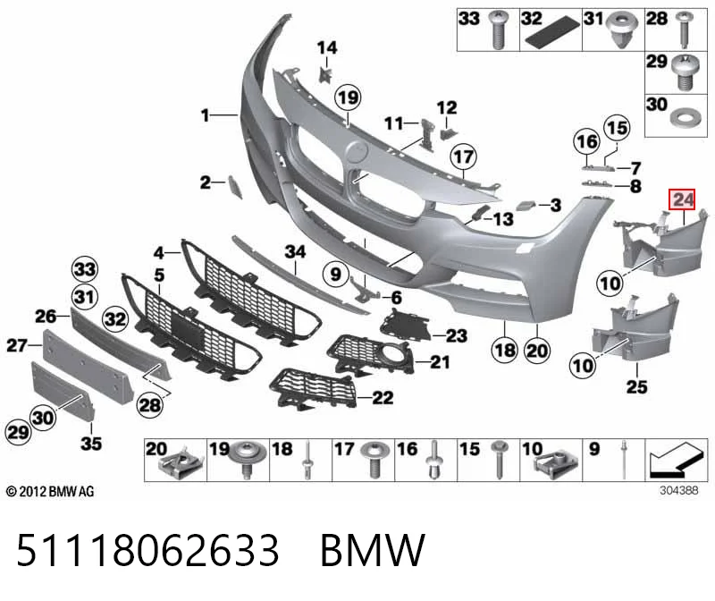 51118062633 BMW