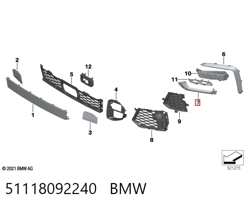 51118092240 BMW