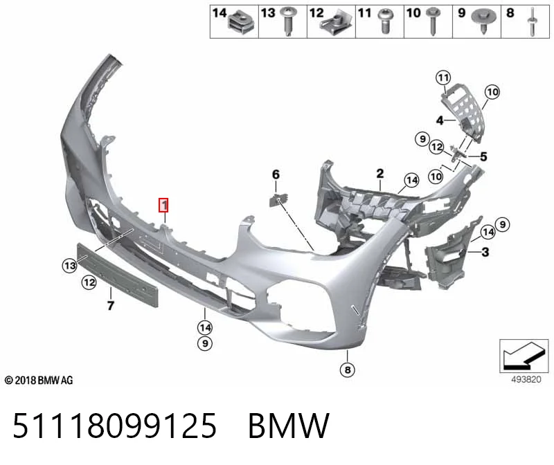 Comprar Paragolpes BMW X5  G05, F95