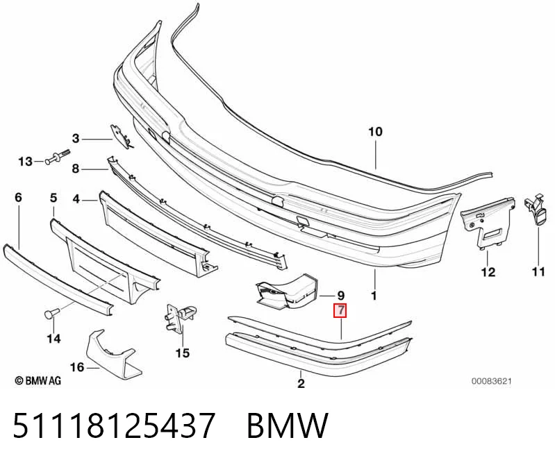 51118125437 BMW