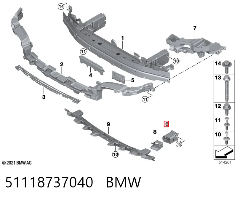 51118737040 BMW