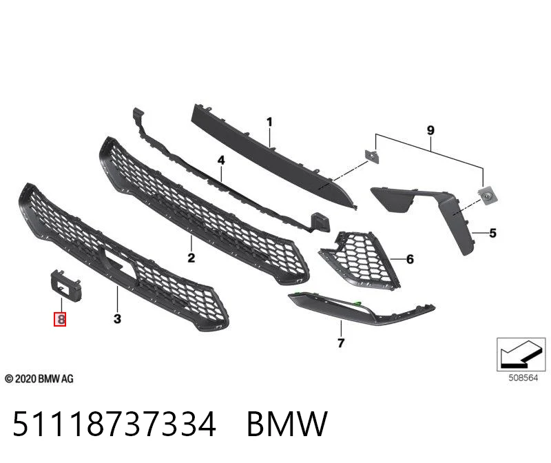 51118737334 BMW 