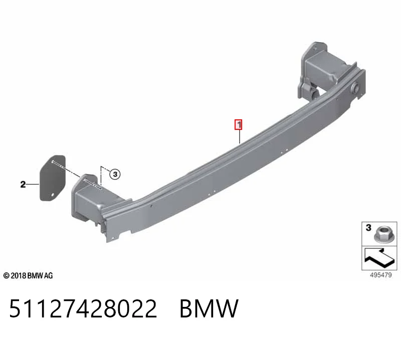 Refuerzo de parachoques trasero BMW 3 sedán (G20, G80, G28) (2018 - 2026) precio, desde 166,99 EUR