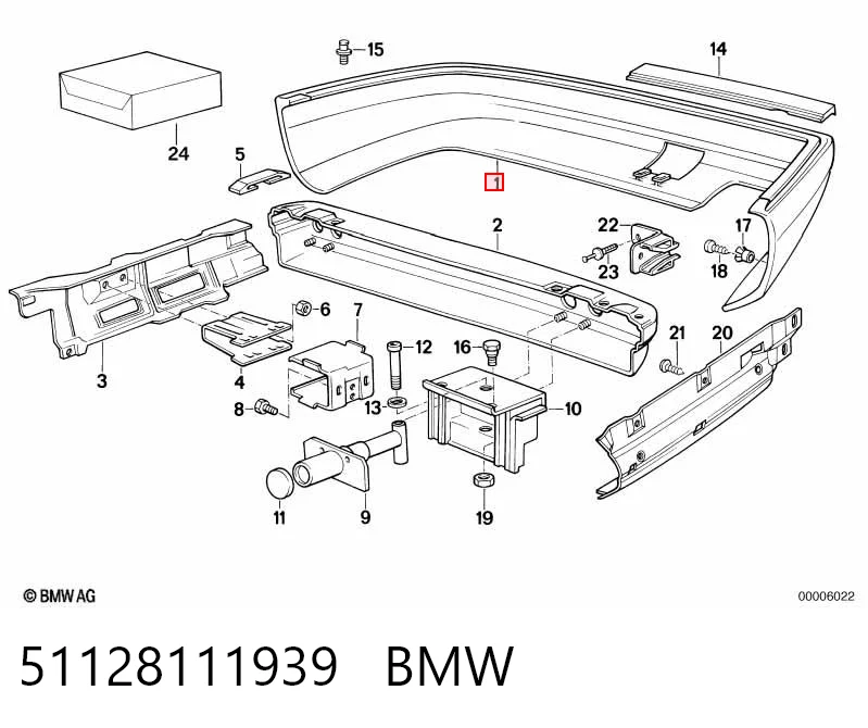 Comprar Parachoques trasero BMW 7  E32 a bajo precio