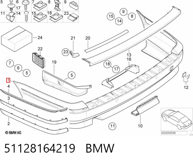 Comprar Parachoques trasero BMW 5  E39 a bajo precio