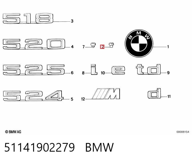 51141902279 BMW 