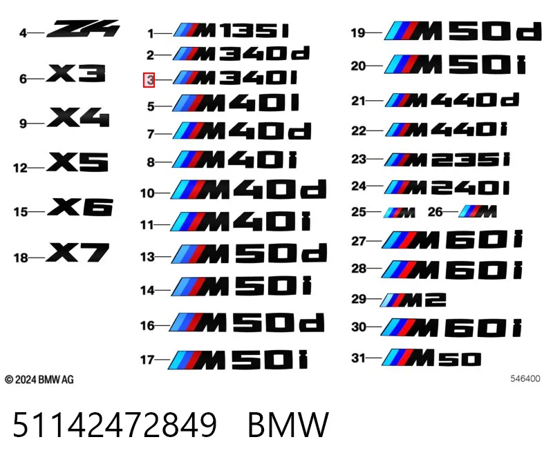 51142472849 BMW