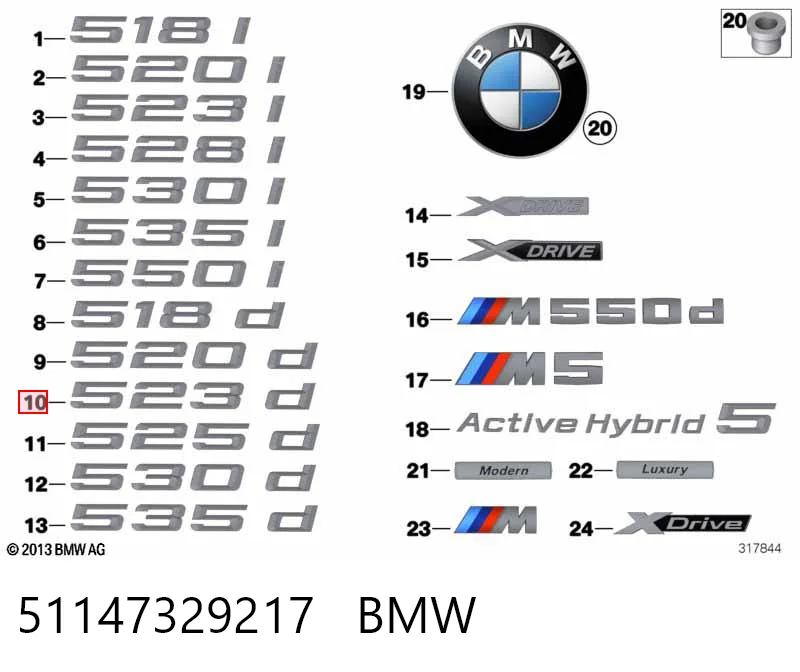 51147329217 BMW