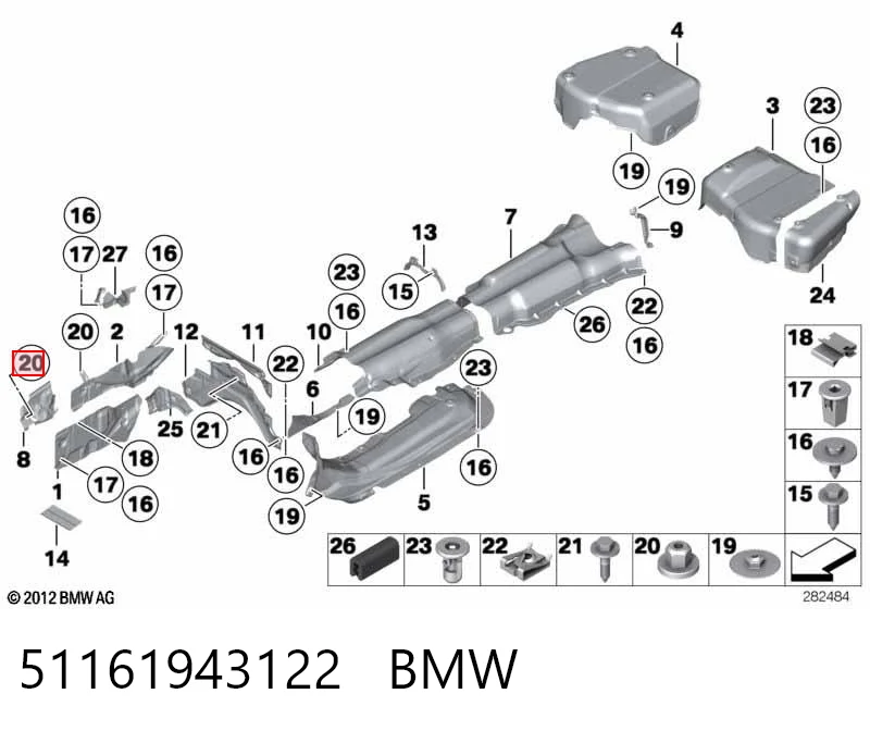 51161943122 BMW 
