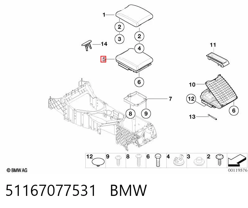 Apoyabrazos para BMW X5 E53