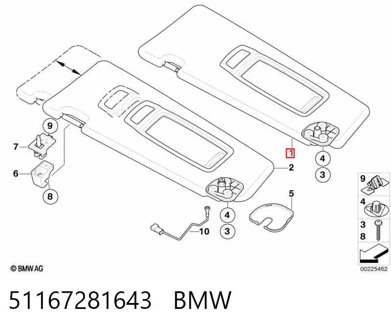 Parasol para BMW X6 E72