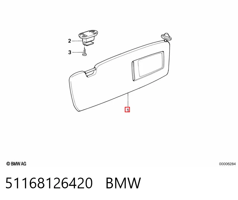 Comprar Visera parasol BMW 5  E34 a bajo precio