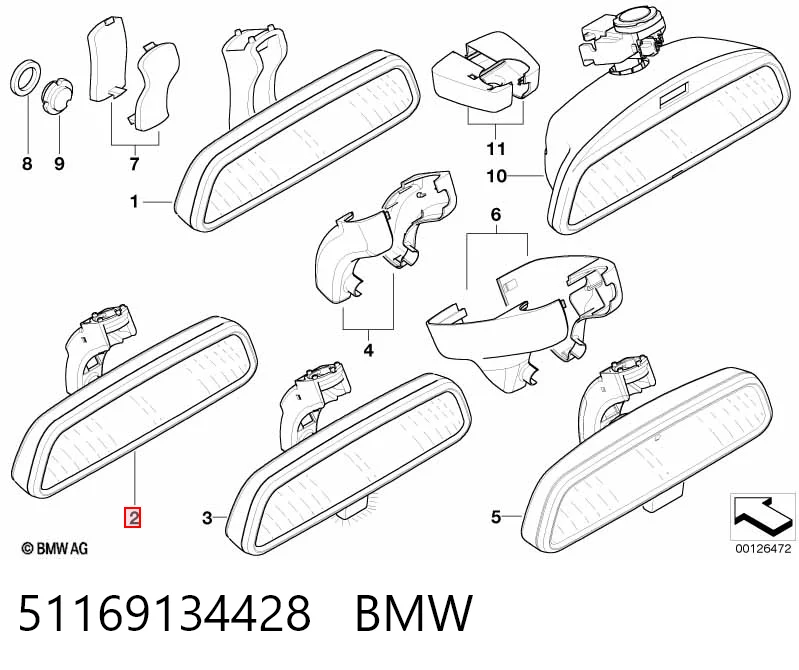 Comprar Espejo interior BMW X3  F25