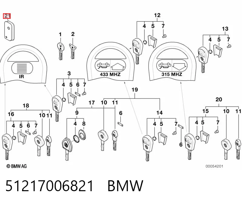 51217006821 BMW