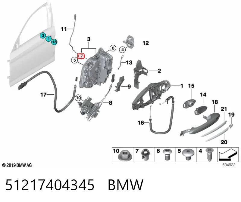 51217404345 BMW Fusibles