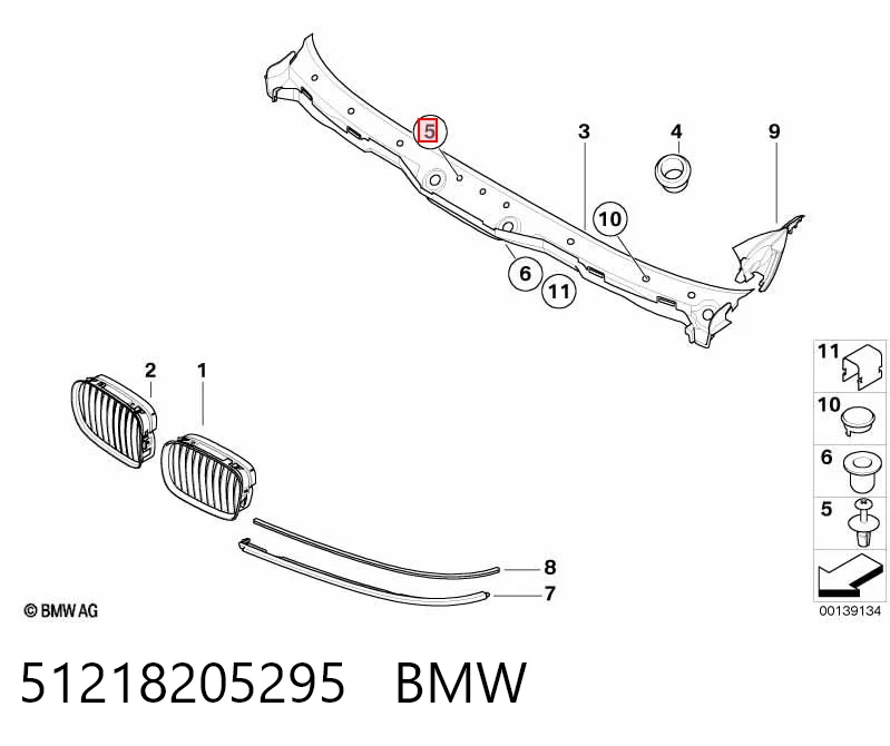 51218205295 BMW Parabrisas delantero 