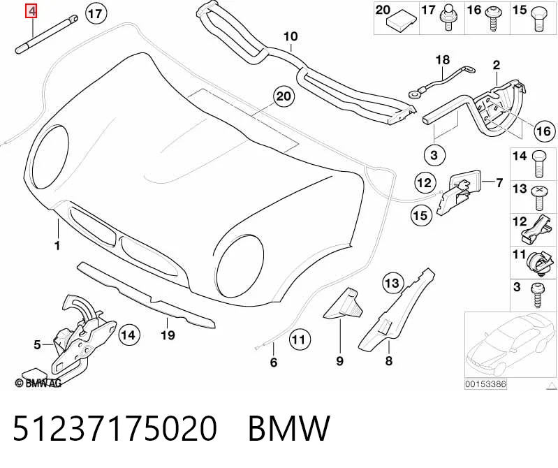 Muelle neumático de capó de motor Mini Cooper  hatchback comprar en España