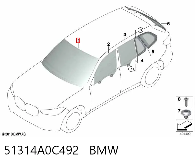 51314A0C492 BMW