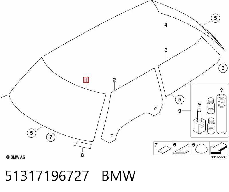 Parabrisas BMW 51317196727