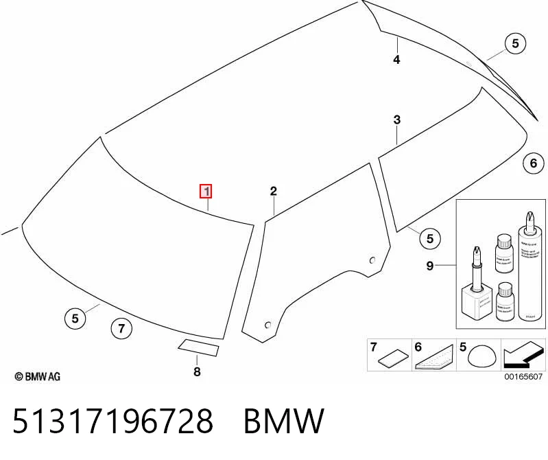 Parabrisas BMW 51317196728