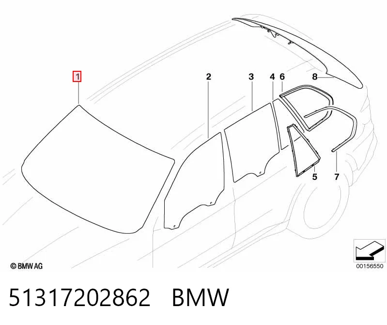 Comprar Parabrisas BMW X5  E70 a bajo precio
