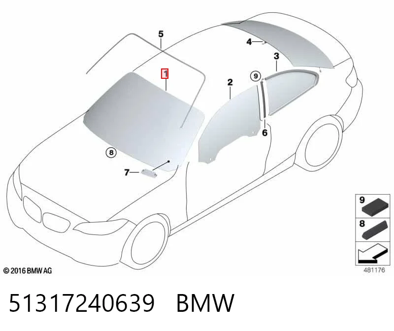 Comprar Parabrisas BMW 1  F20 a bajo precio