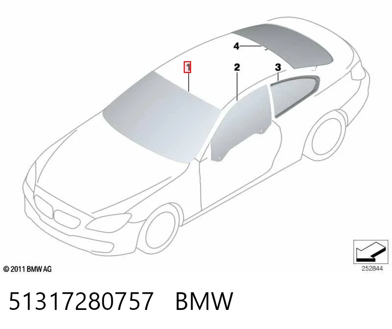 Parabrisas BMW 51317280757