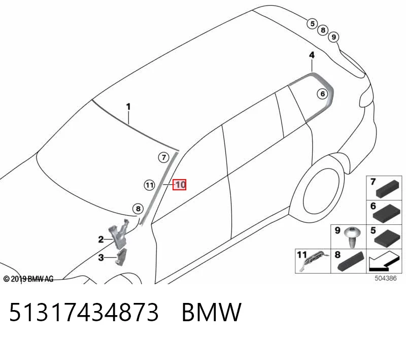 51317434873 BMW