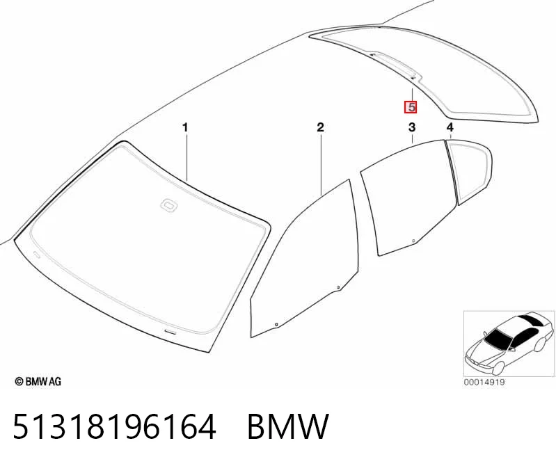 Comprar Luneta trasera BMW 3 E46 a bajo precio
