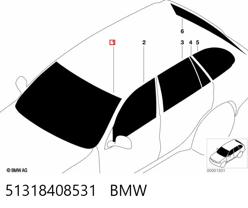 Comprar Parabrisas BMW X5 E53 a bajo precio