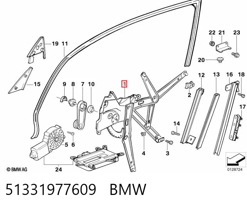 51331977609 BMW Elevalunas
