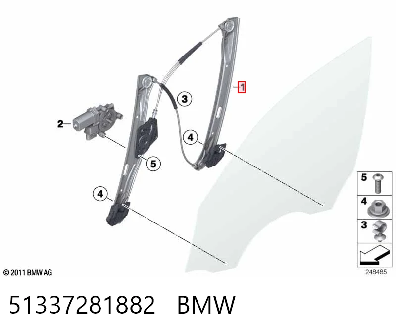 Mecanismo de elevalunas BMW 1 hatchback comprar en España