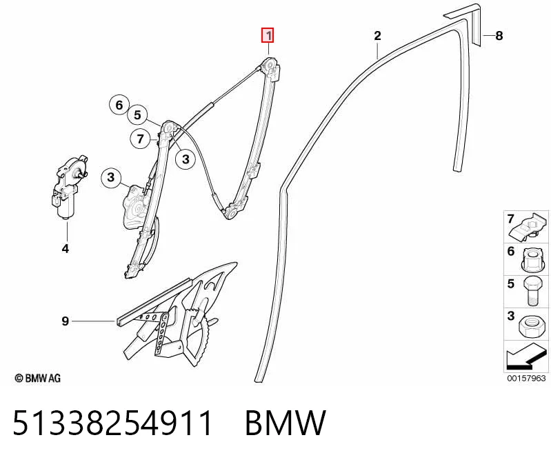 51338254911 BMW Elevalunas