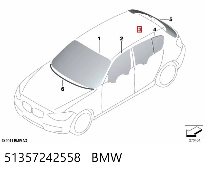 51357242558 BMW