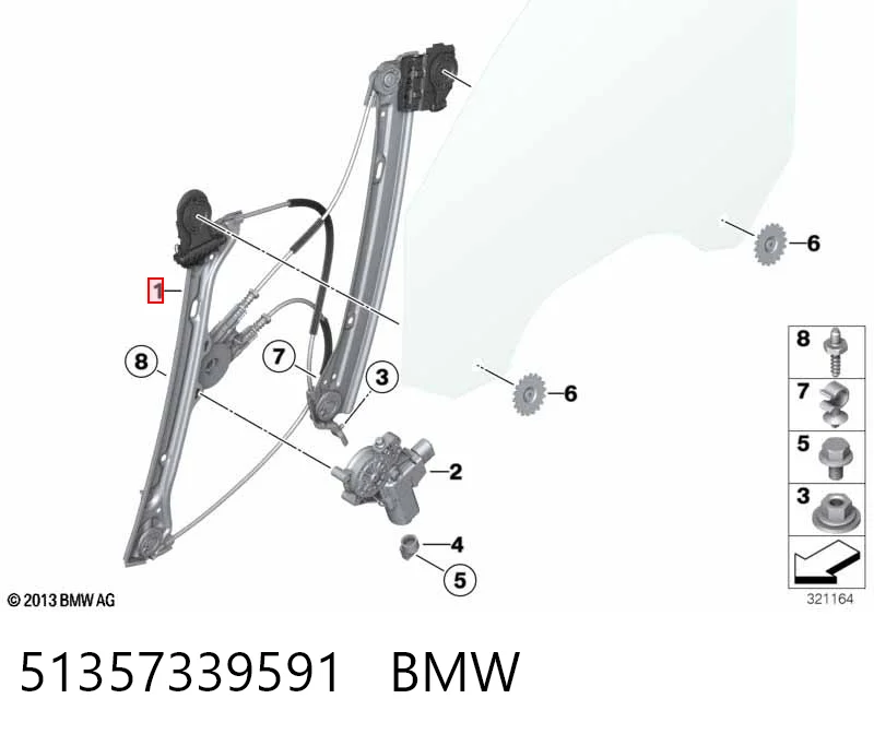 51357339591 BMW Elevalunas