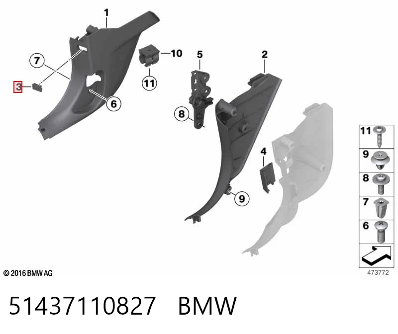 51437110827 BMW