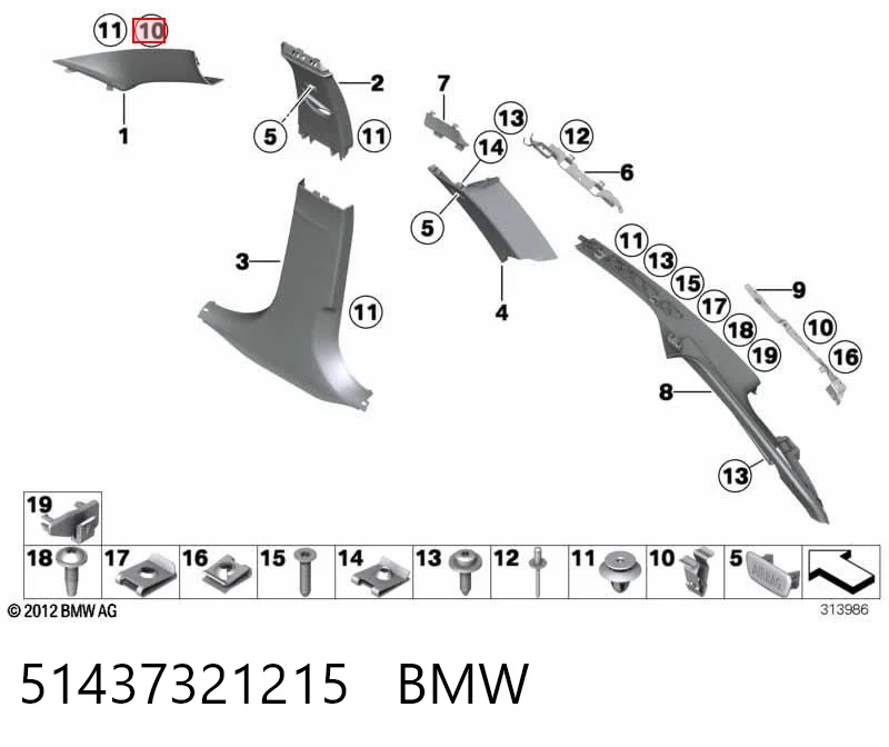 51437321215 BMW