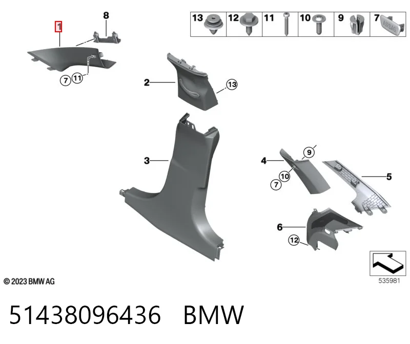 51438096436 BMW