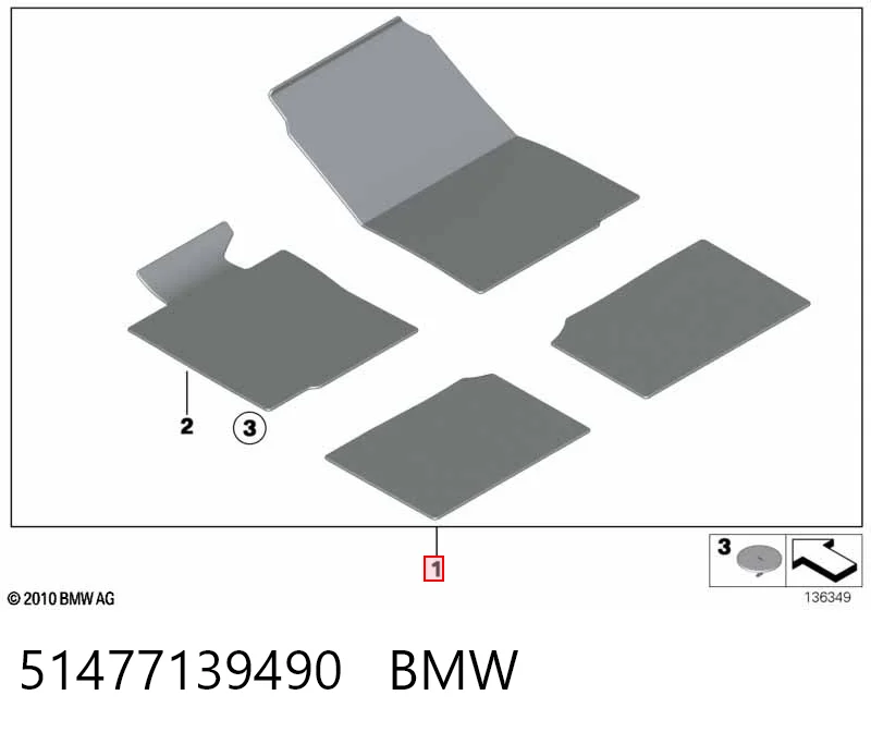 Alfombrillas para BMW 3 E90