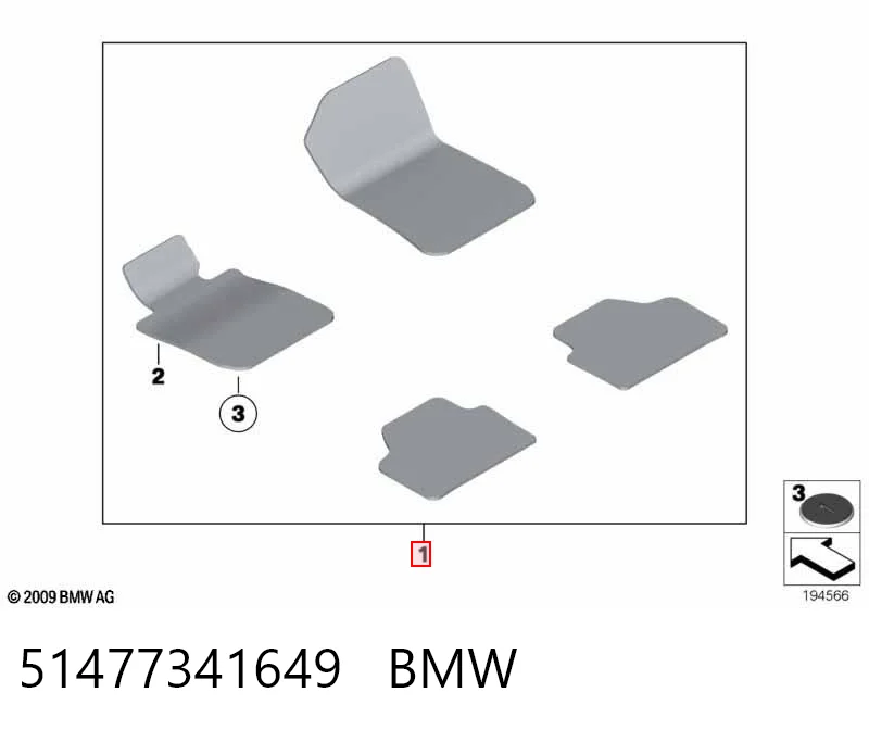 Alfombrillas para BMW X3 F25
